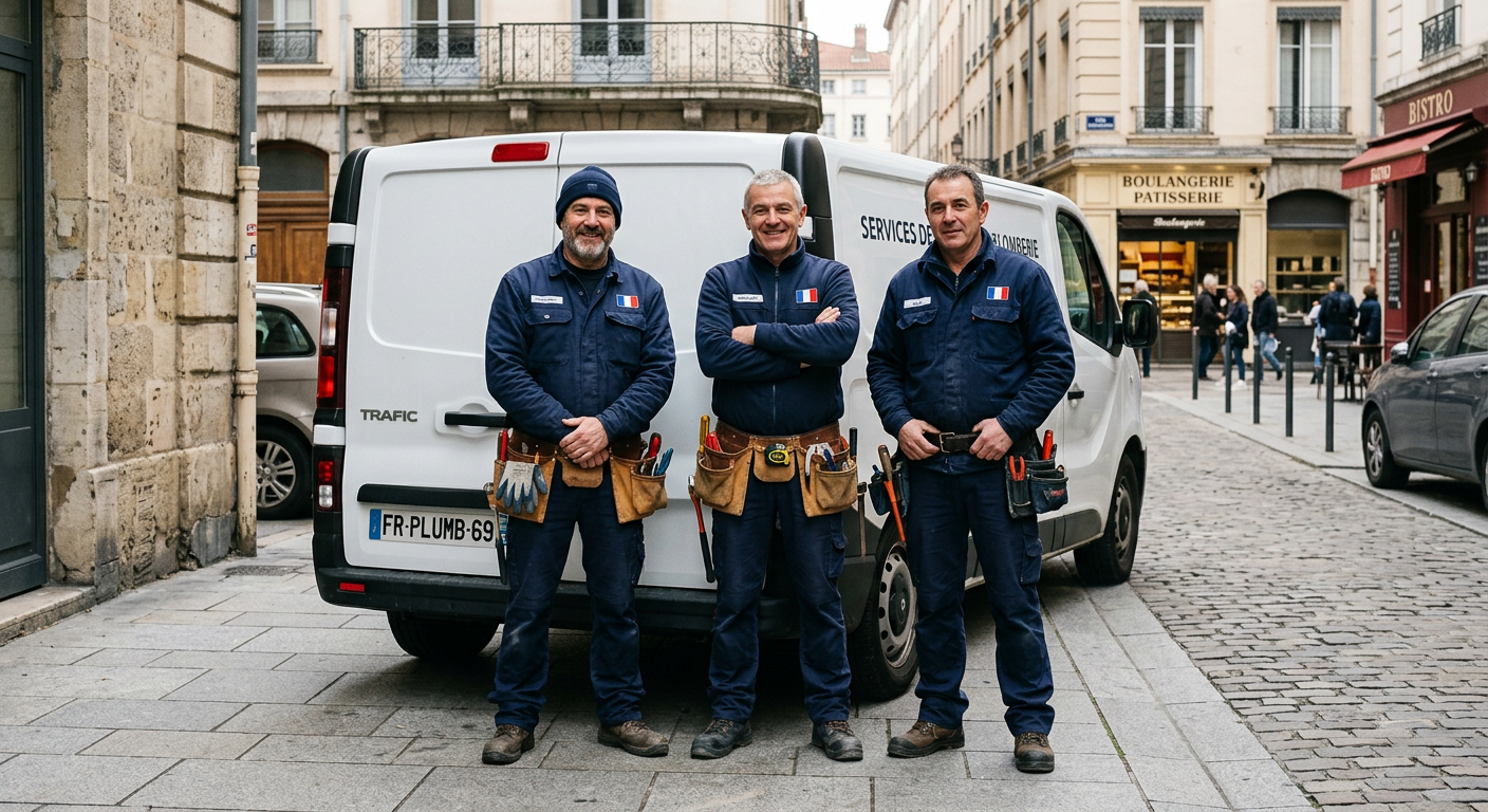 Équipe de plombiers professionnels Ateliers Plombier Torcy